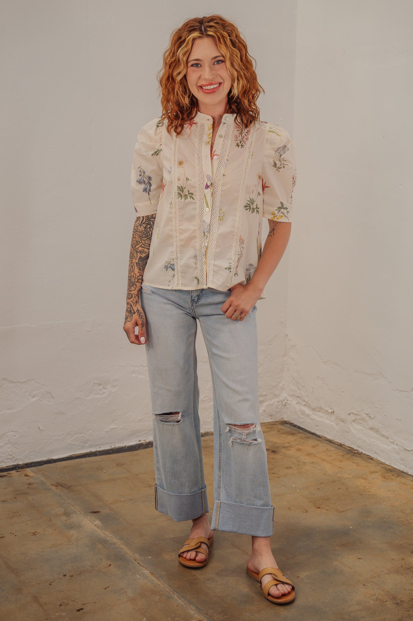 Annie Floral Top