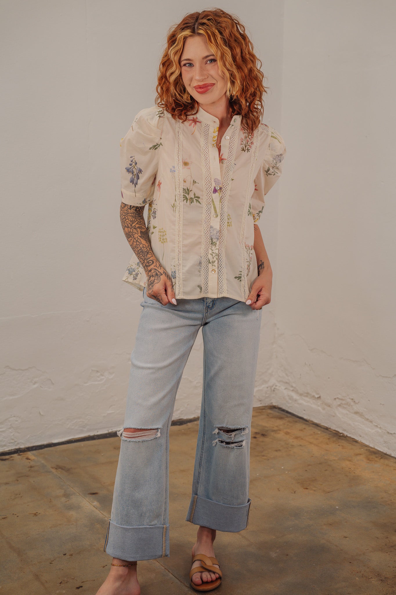 Annie Floral Top
