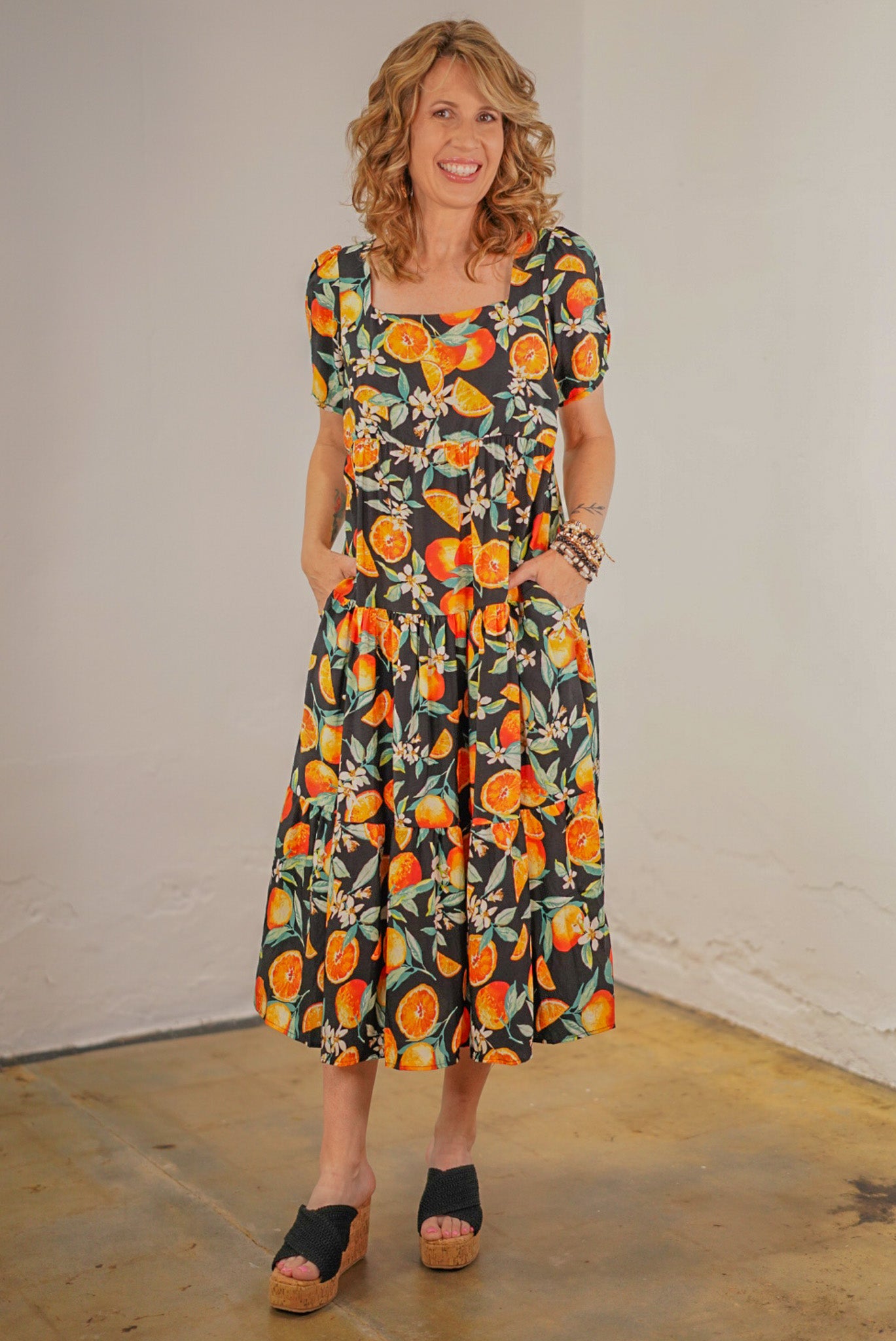 Jorie Citrus Dress