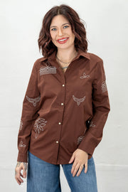 The Saddle Stitch Button-Up