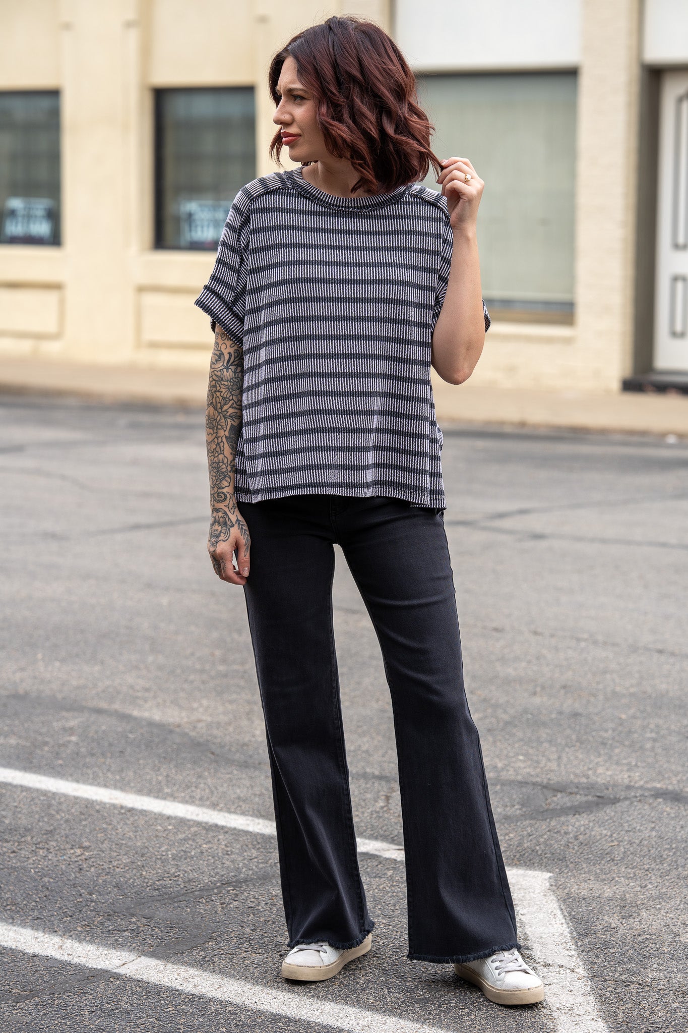 Comfy Cutie Black Top