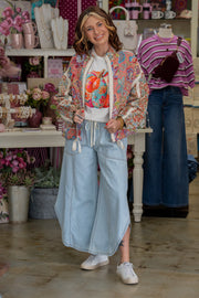 Harvest Hues Jacquard Jacket