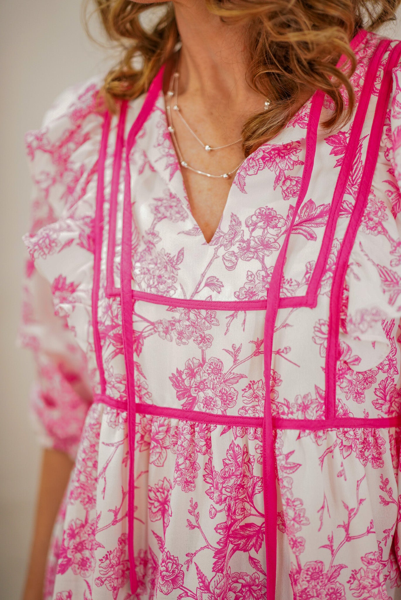 Morgan Pink Floral Top