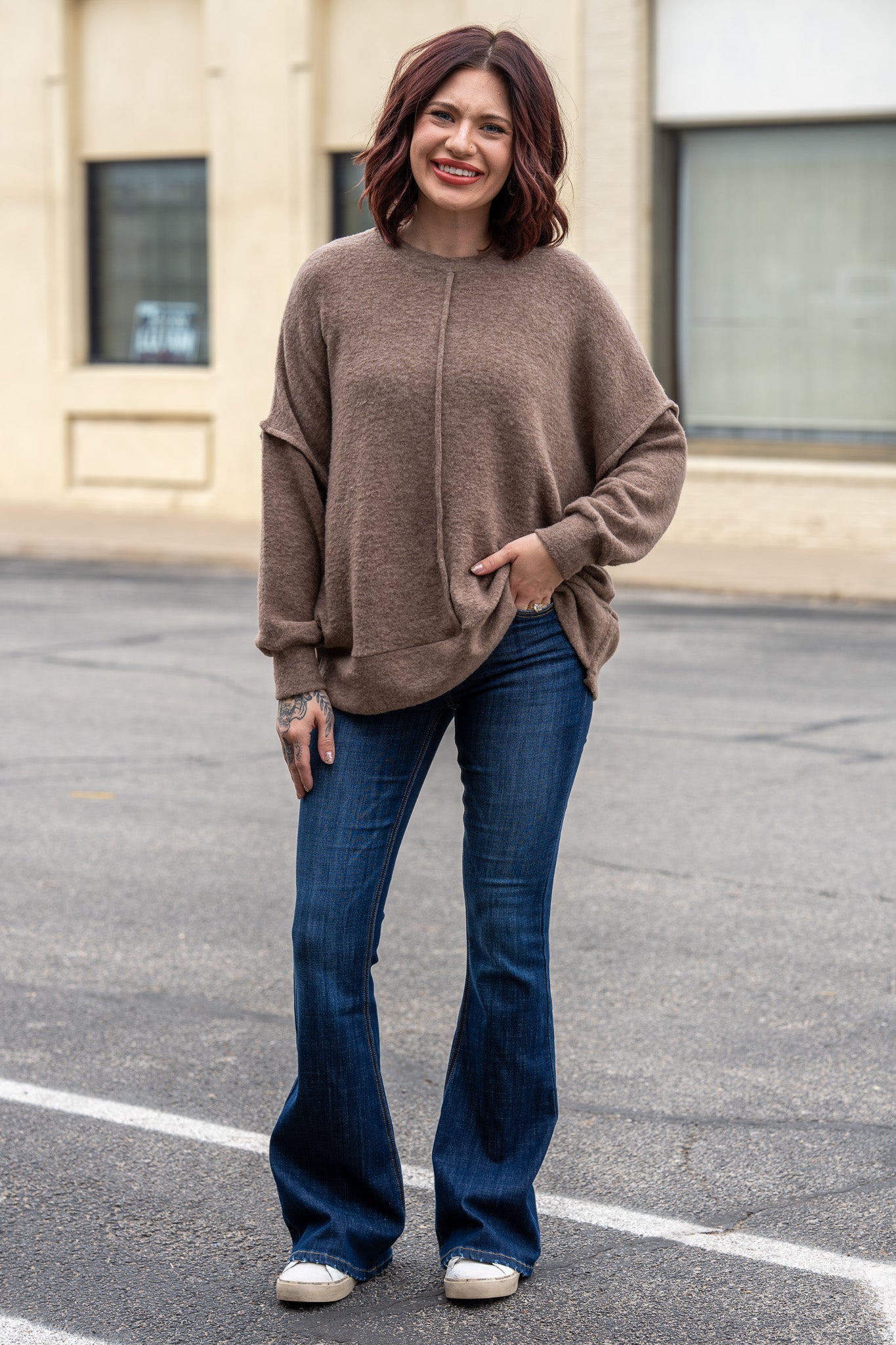 Kendra Dark Wash Flare Jeans