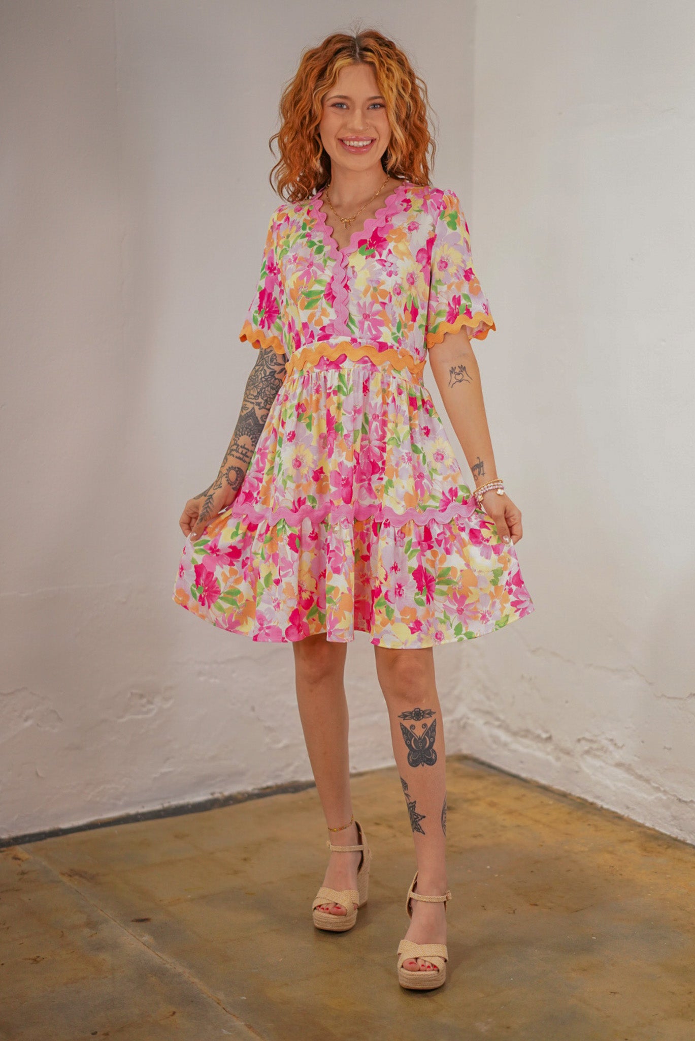 June Floral Dress