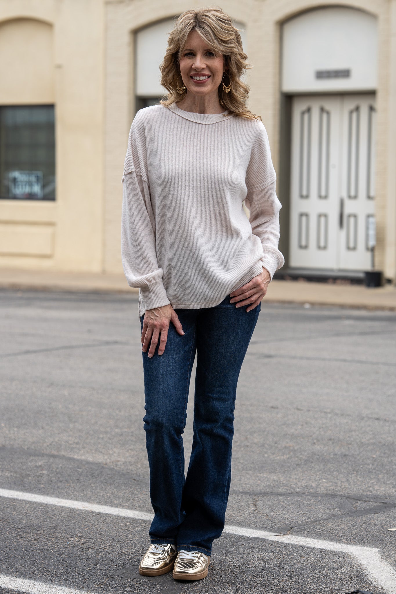 Heart & Soul Beige Top