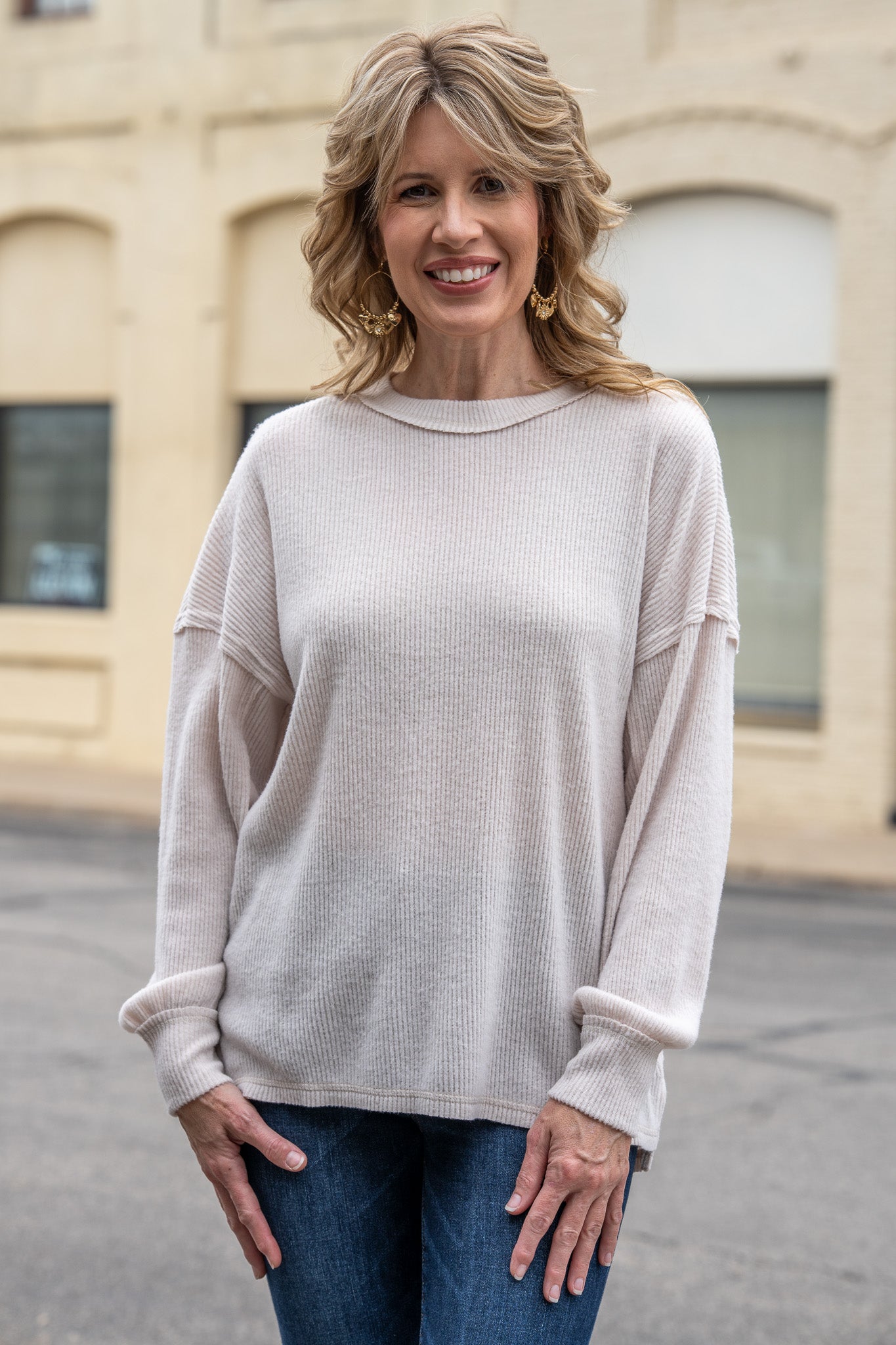 Heart & Soul Beige Top