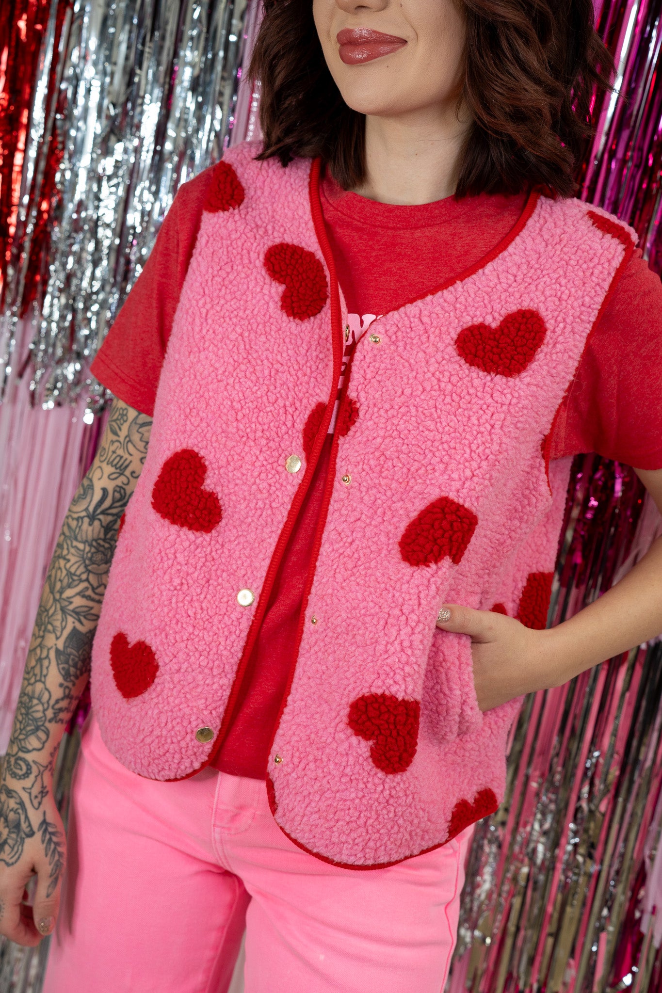 Cupid Cozy Teddy Vest