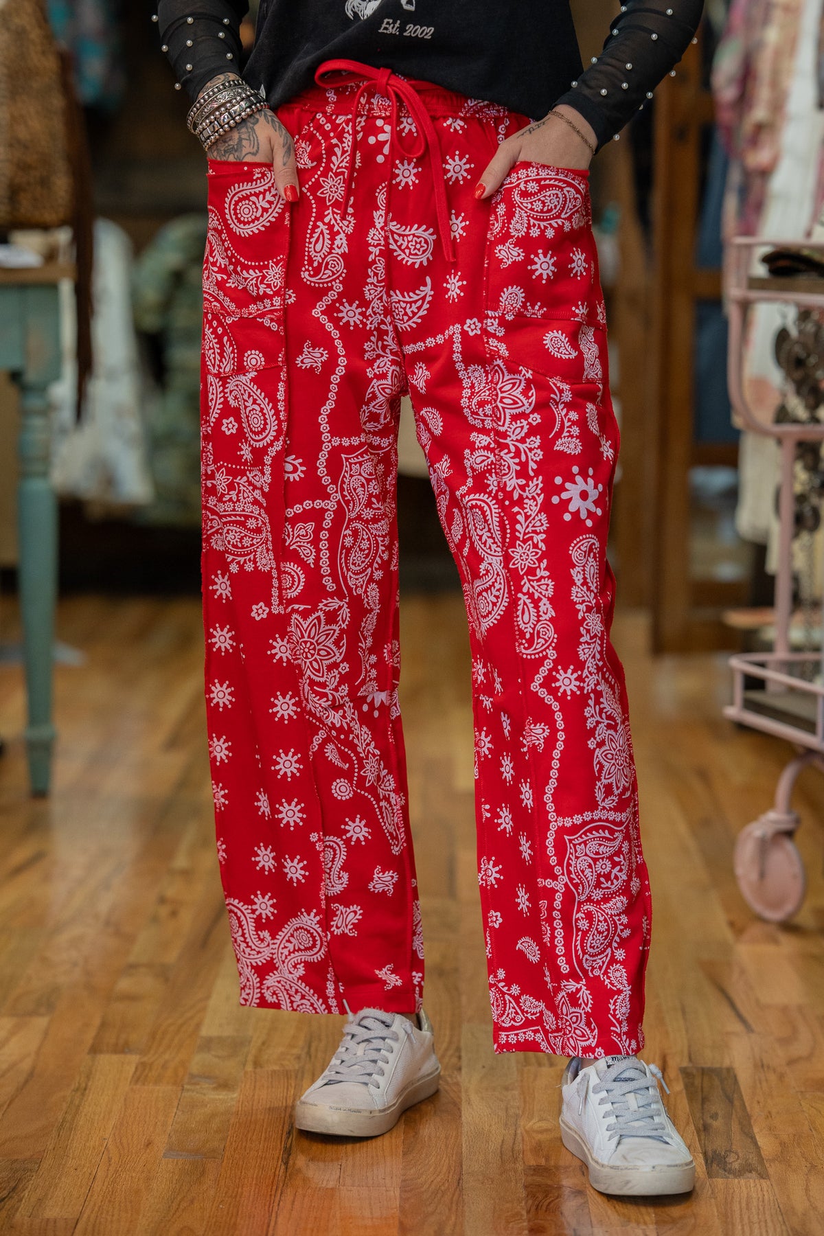 Bandana Days Red Pants