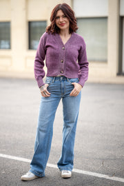 Melanie Dusty Lavender Cardigan