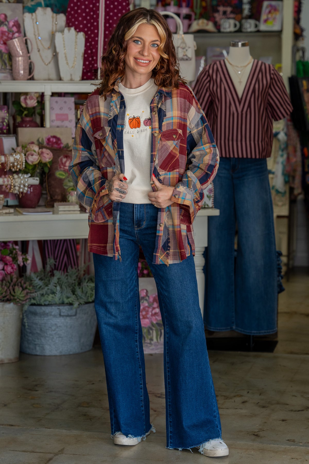 Vintage Plaid Button Down