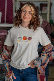 Fall Girly Embroidered Tee