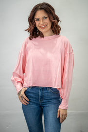 Everyday Ease Lite Pink Boxy Tee