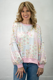 Patchwork Meadow Top - Final Sale!