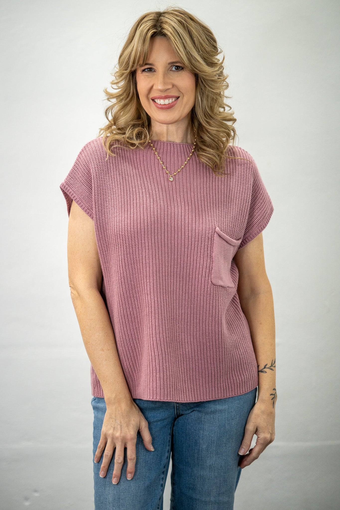 Basic Babe Mauve Vest