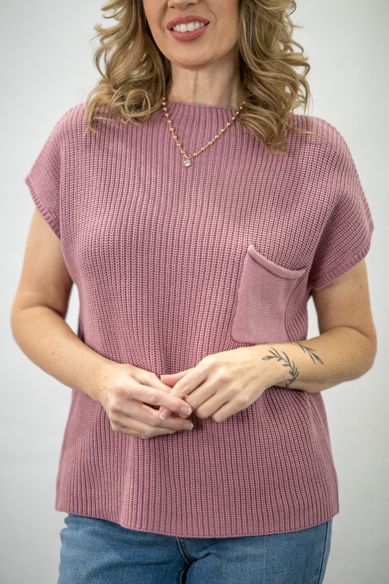 Basic Babe Mauve Vest