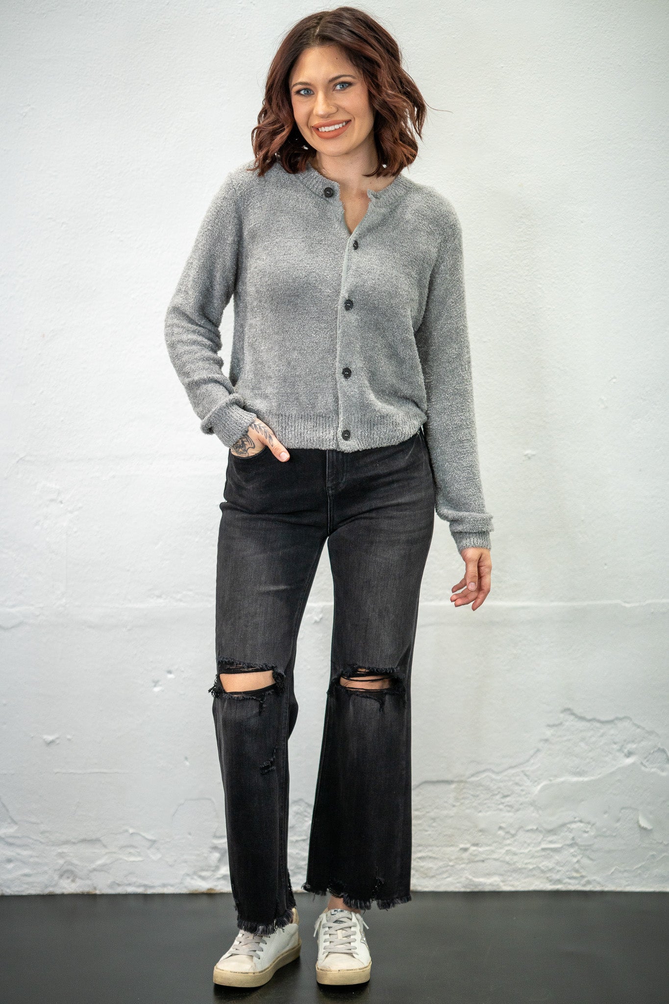 Cloud Nine Grey Cardigan