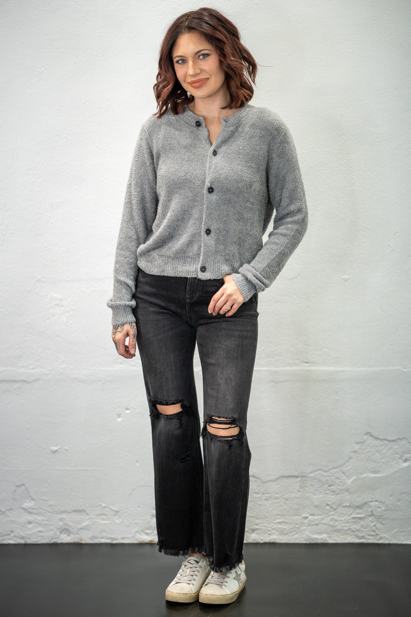 Cloud Nine Grey Cardigan