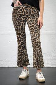 Savanna Leopard High-Rise Jeans - Final Sale!