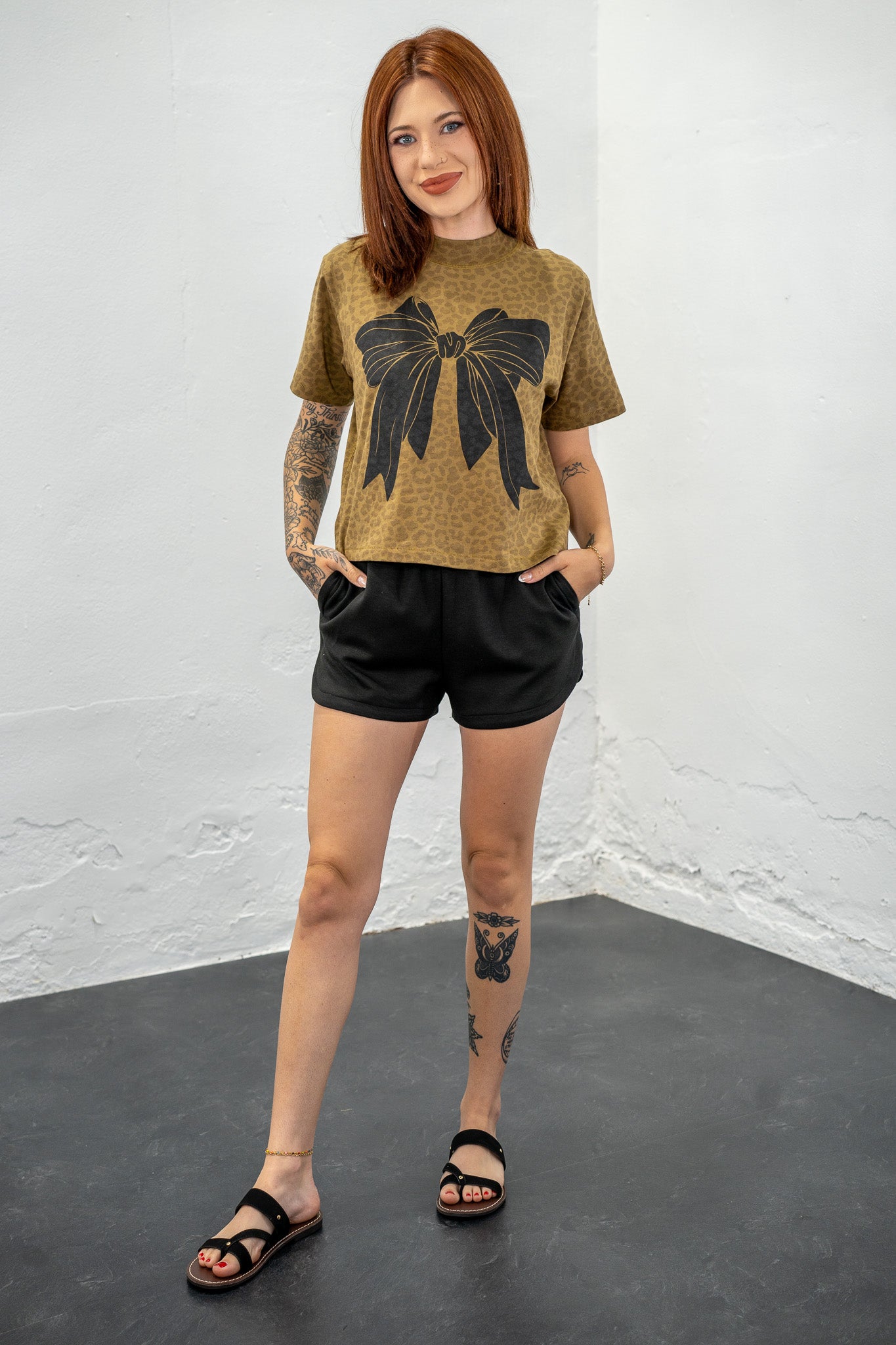 Jessie Black Scuba Shorts