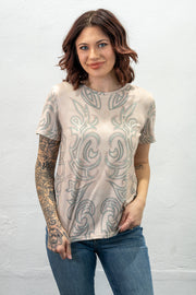 Boot Stitch Printed Tee