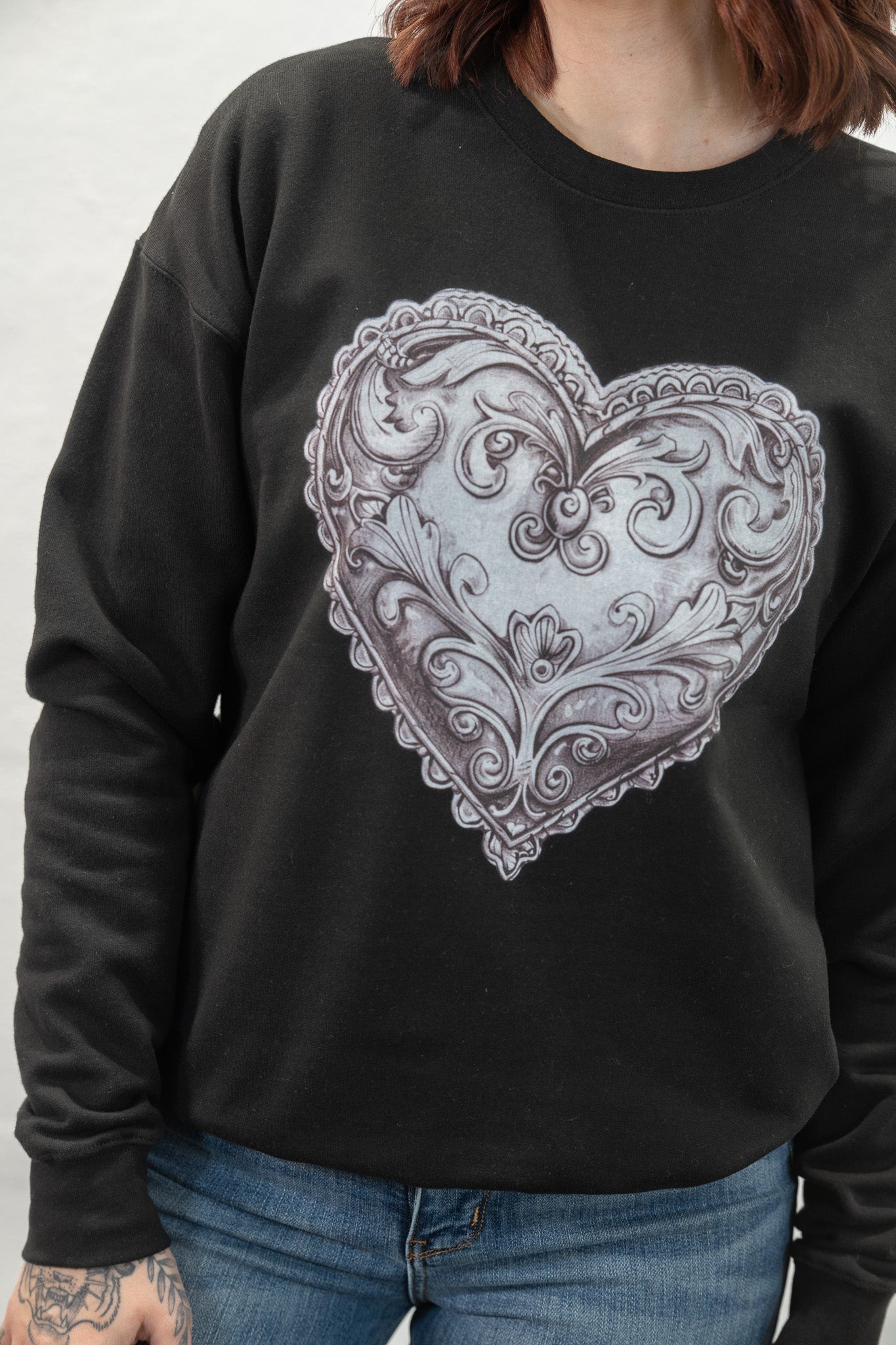 Concho Heart Sweatshirt