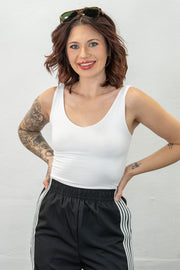 Perfect Layer White Tank