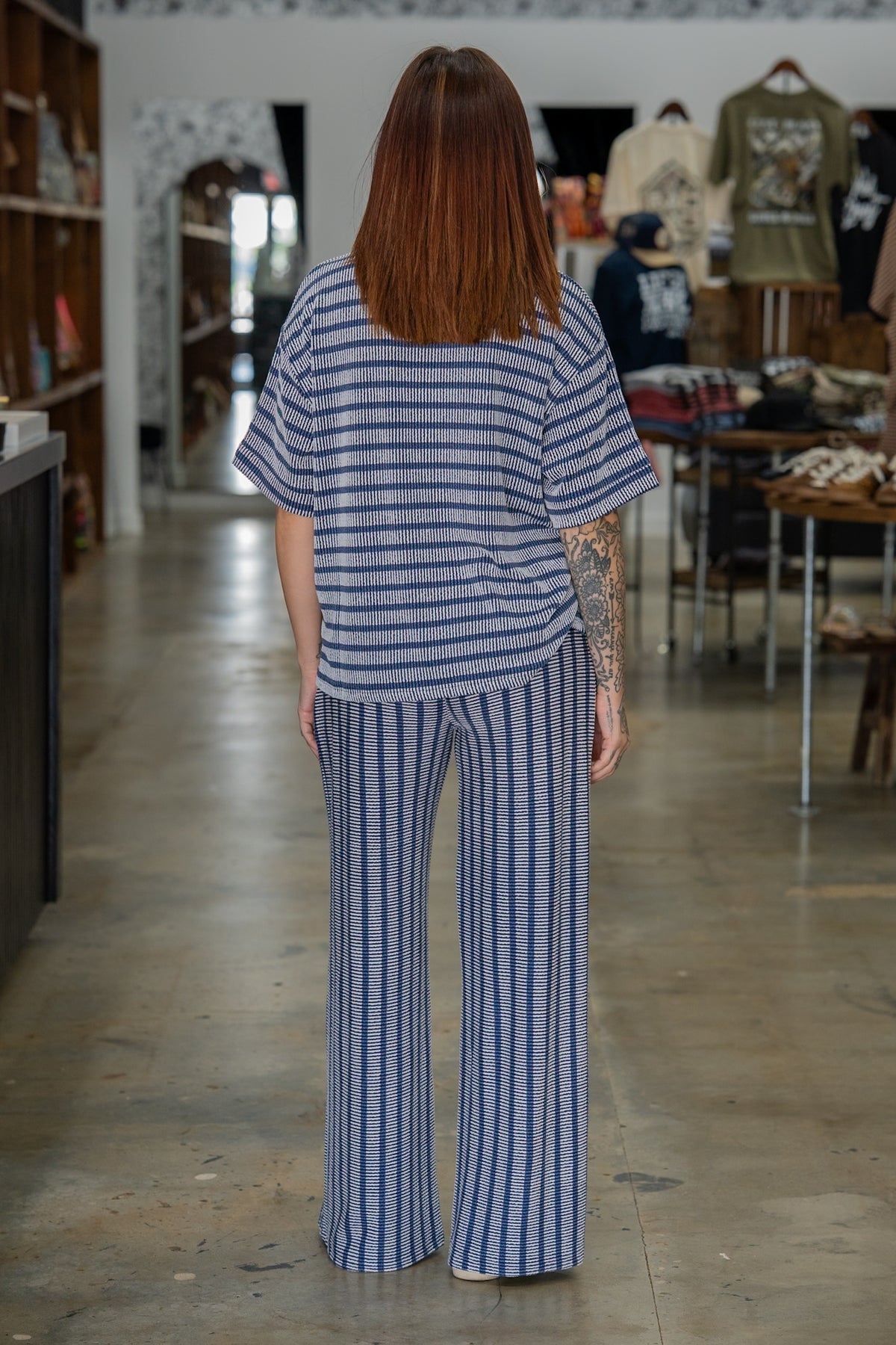 Saylor Navy Pant Set