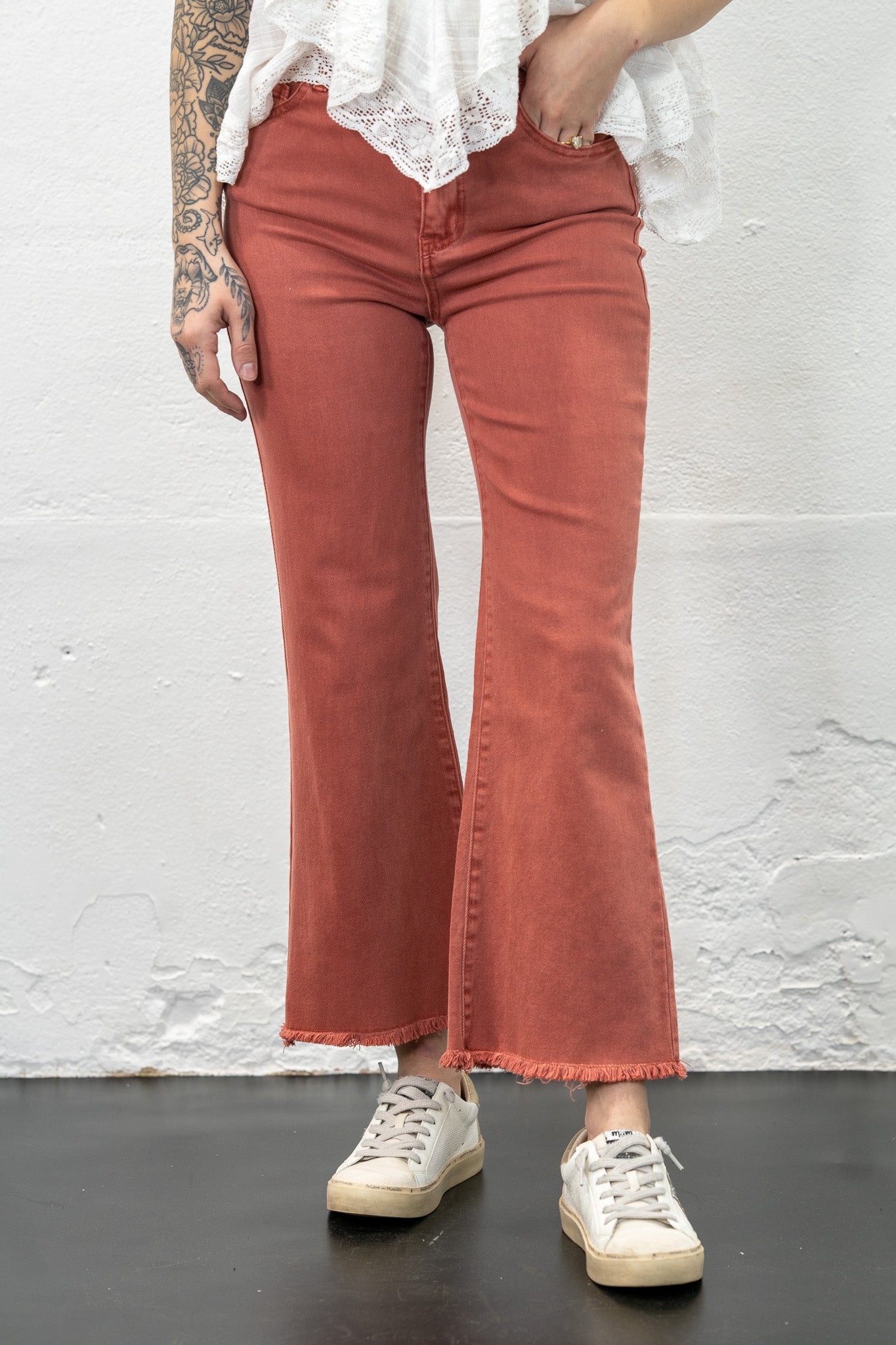 Alix Salmon Cutoff Pants
