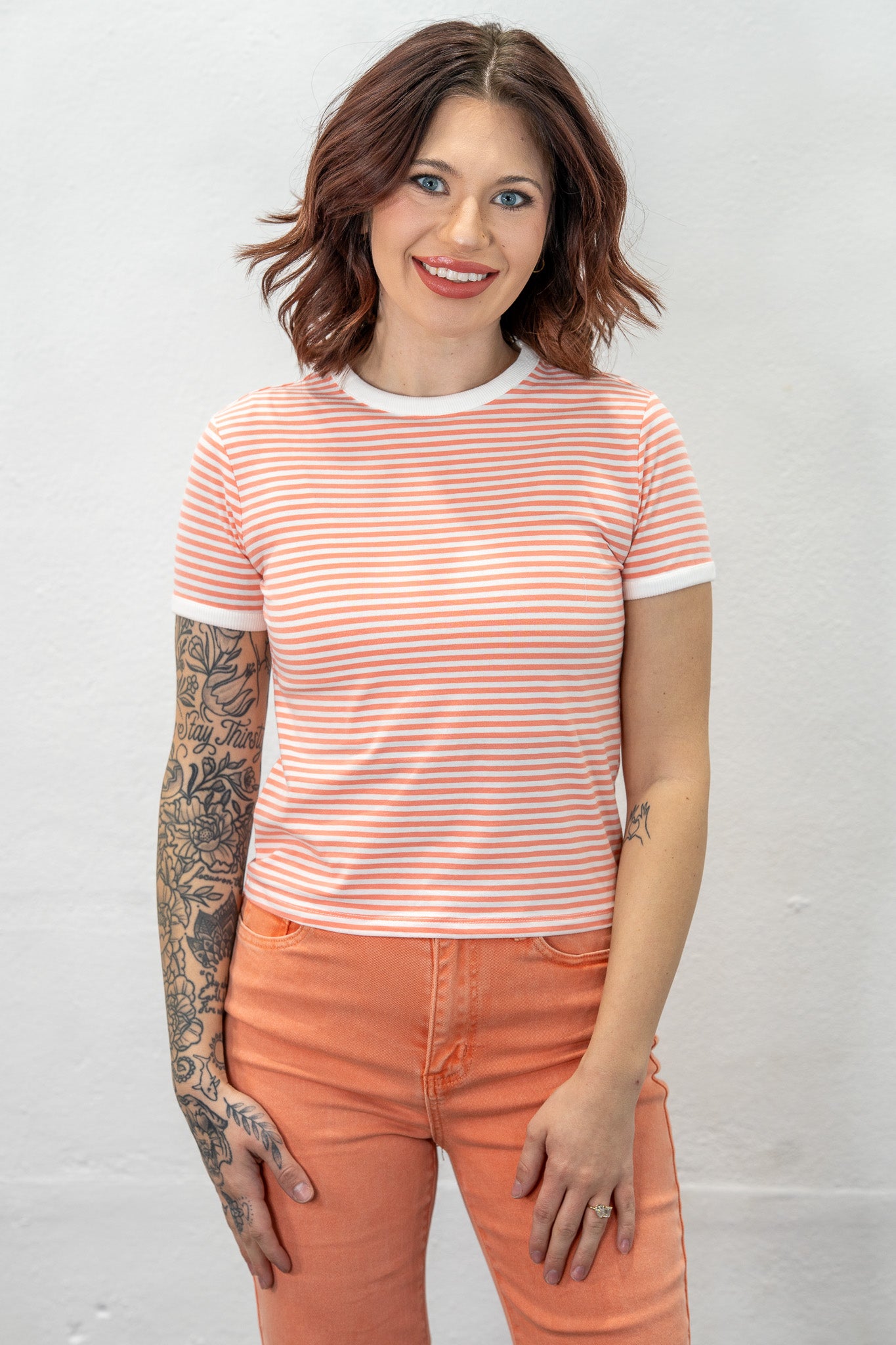 Sugar Rush Coral Tee