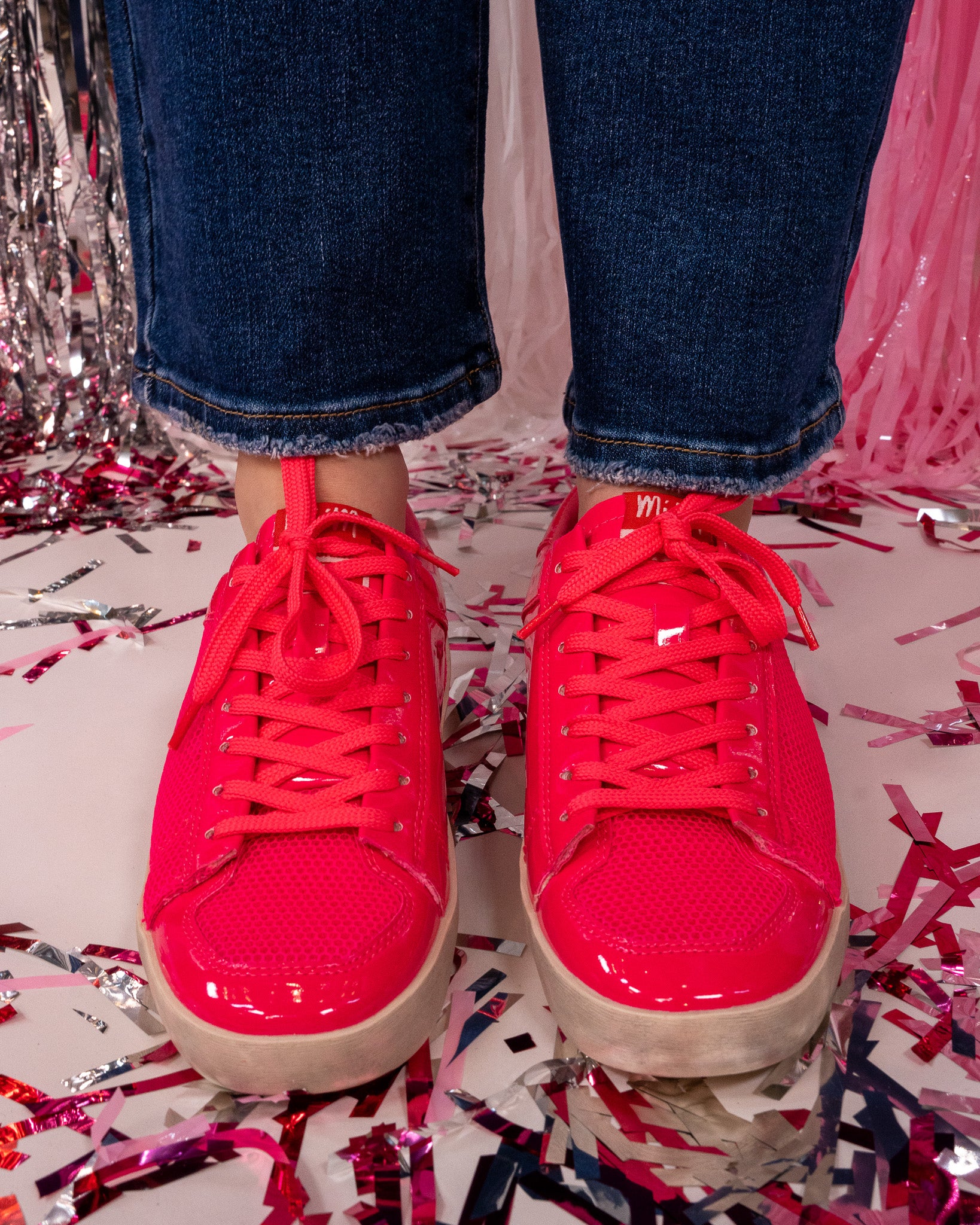 Candie Neon Pink Sneakers