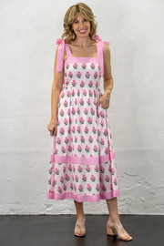 Pink Paradise Floral Dress