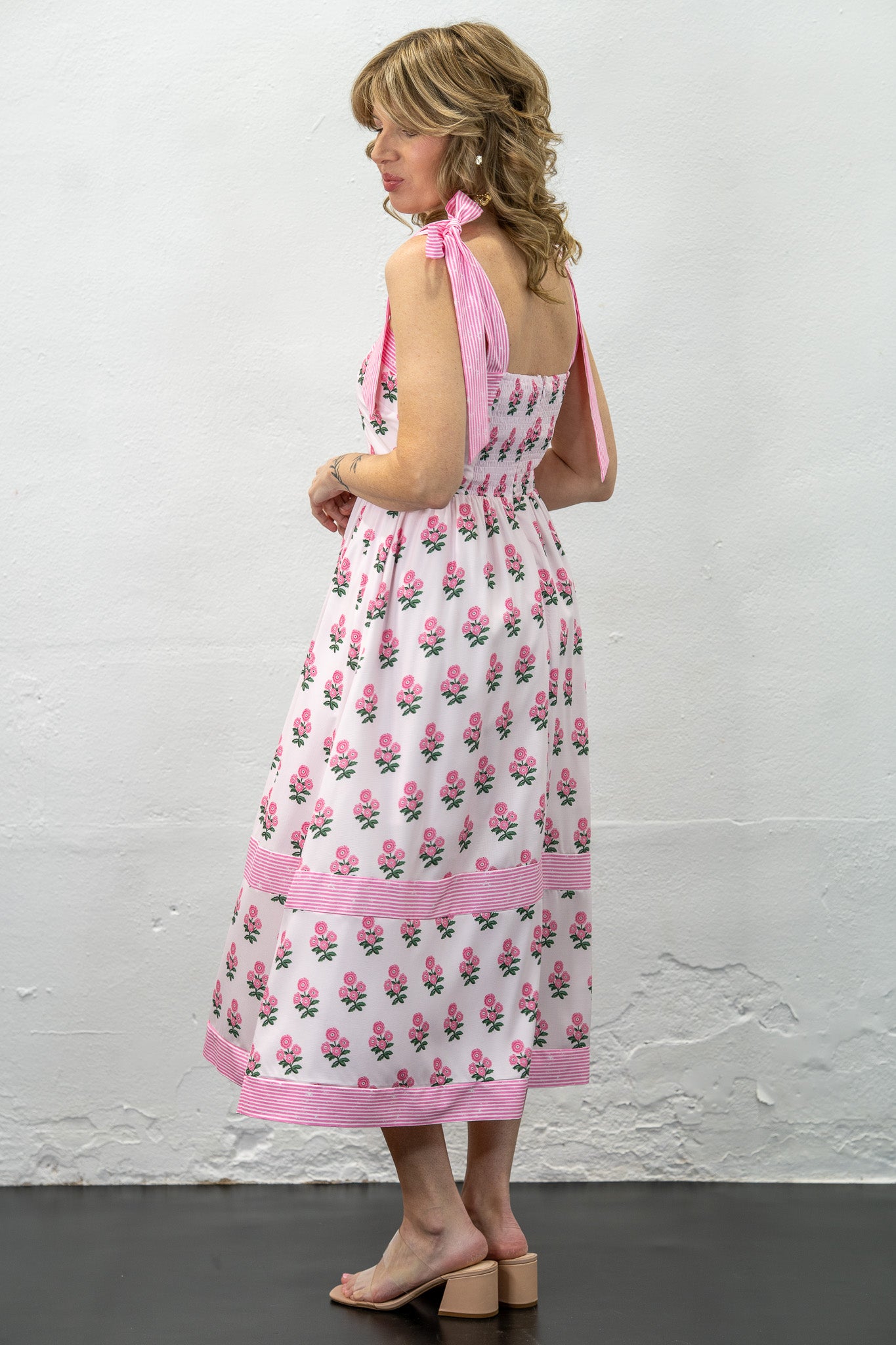 Pink Paradise Floral Dress