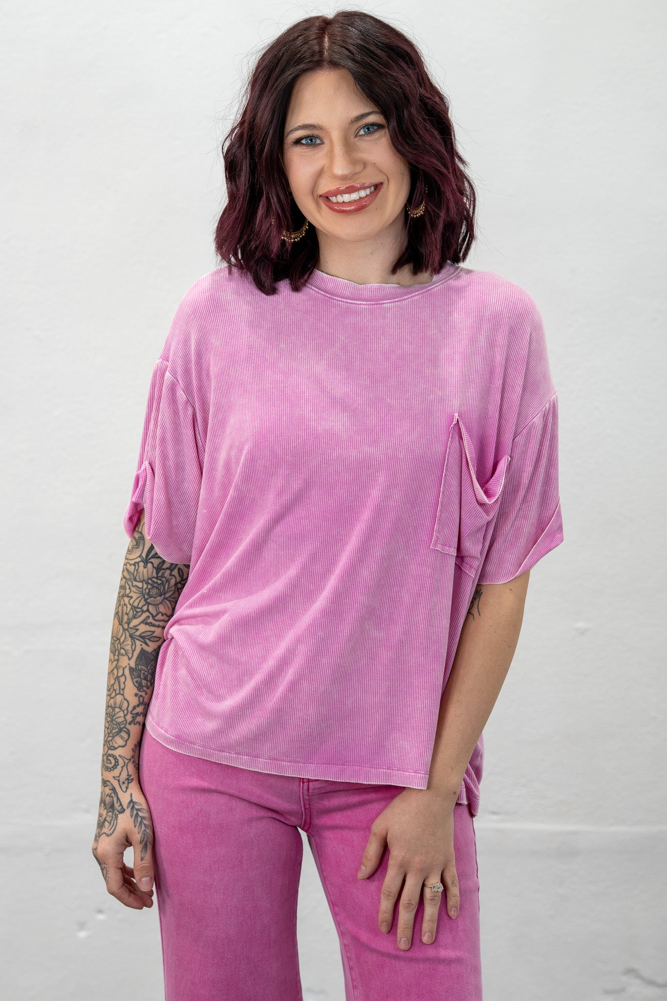 Annette Pink Top