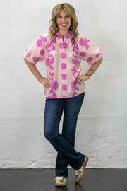 Sugar Bloom Pink Floral Top