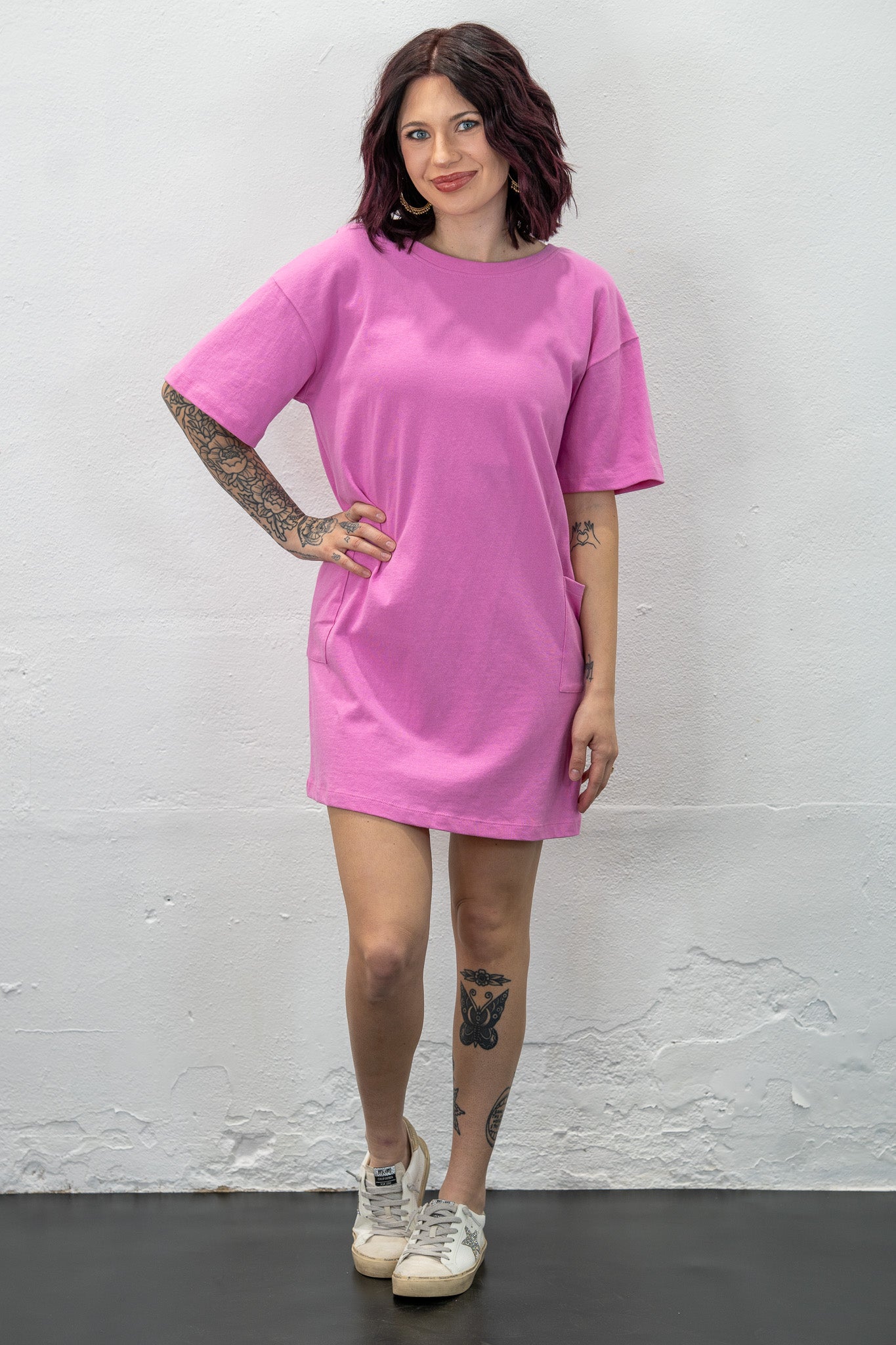 Sherry Pink Basic Dress
