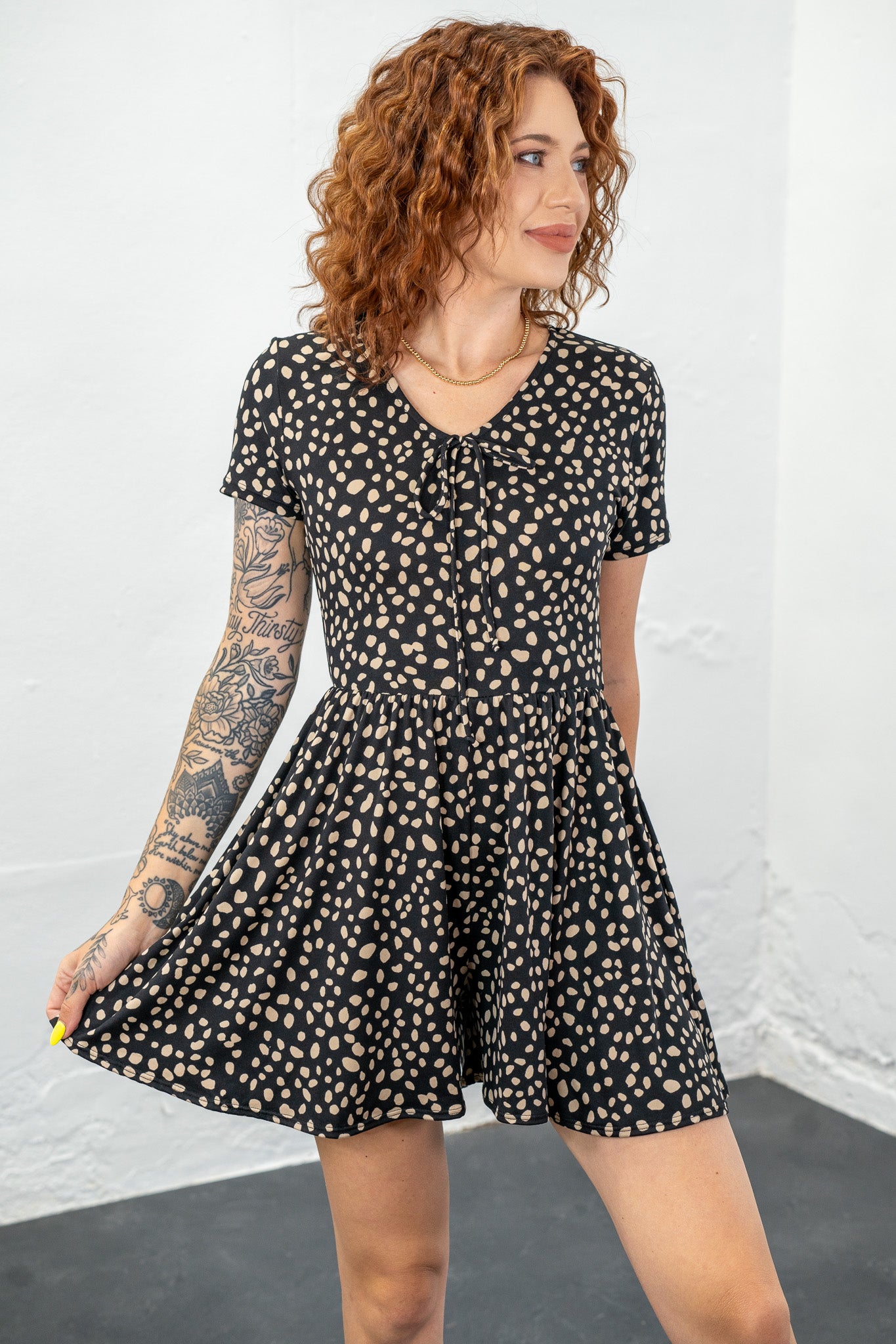 Freckle Flare Romper