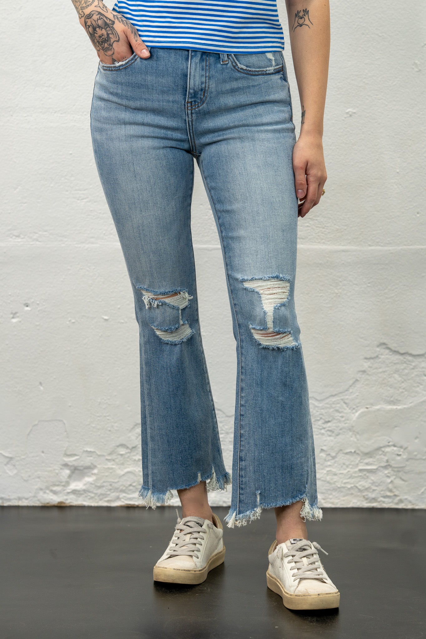 Hollie High-Rise Cropped Jeans