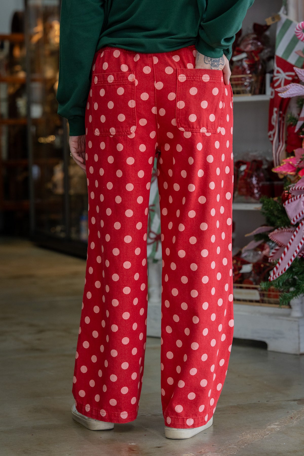 Seeing Spots Red Pants