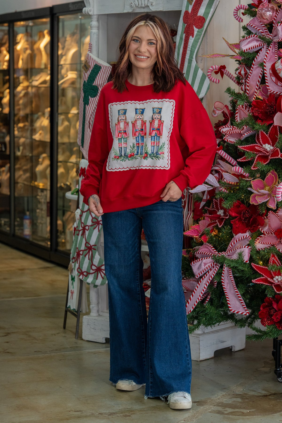 Nutcracker Stamp Sweatshirt