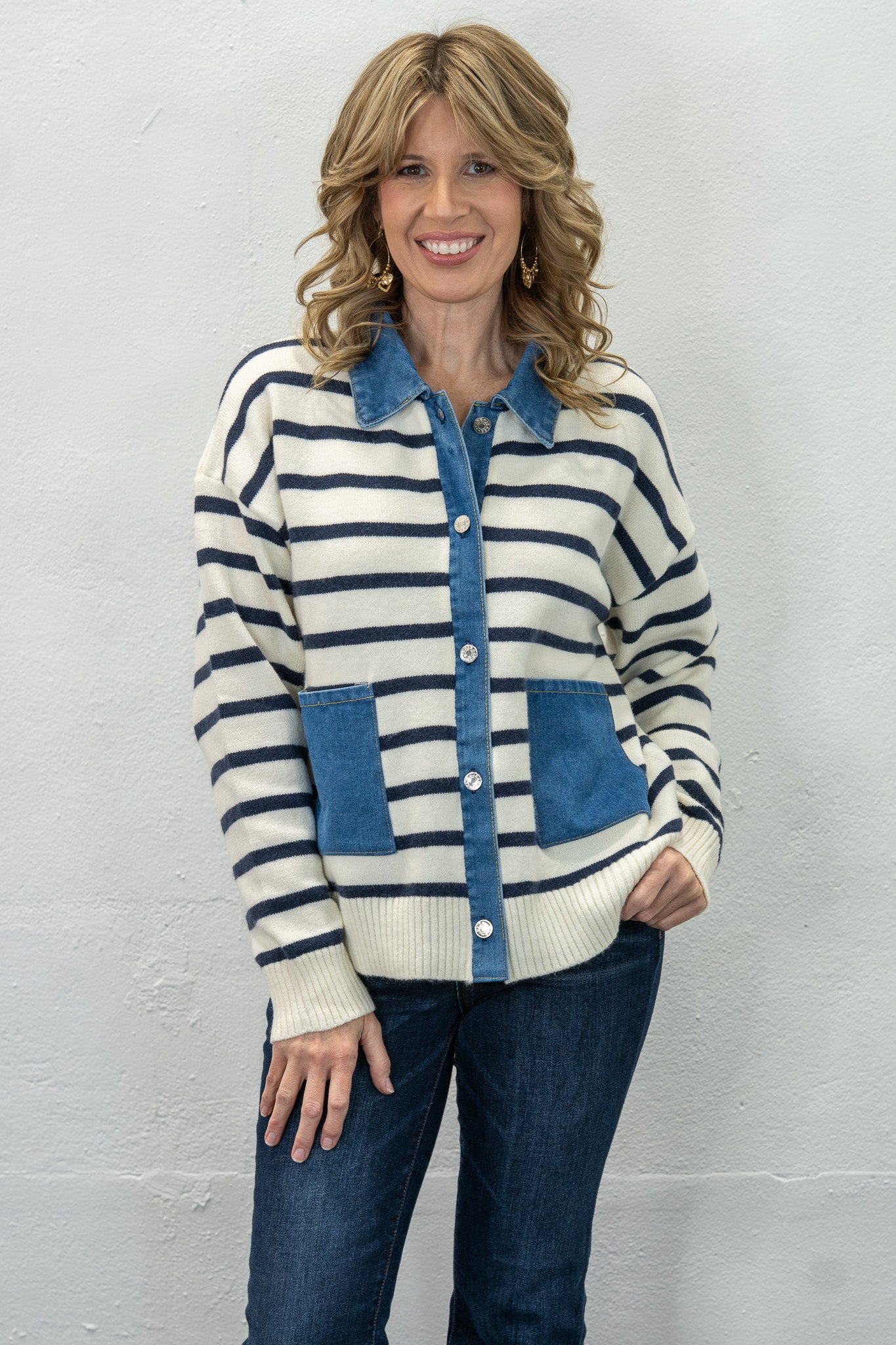 Cheyanne Button-Down Sweater