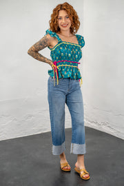 Maisie High Rise Crop Wide Leg