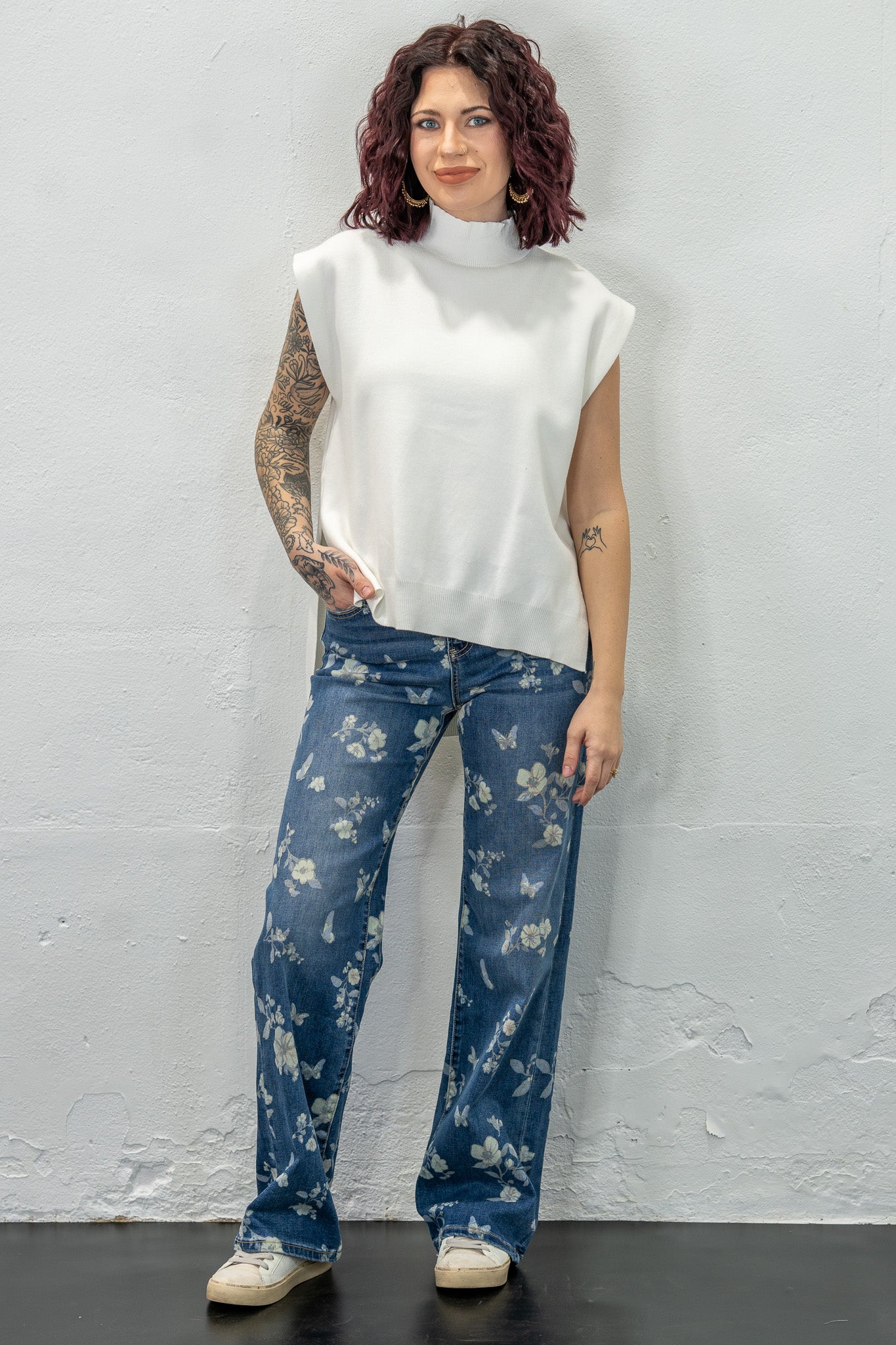 Elizabeth Floral Jeans