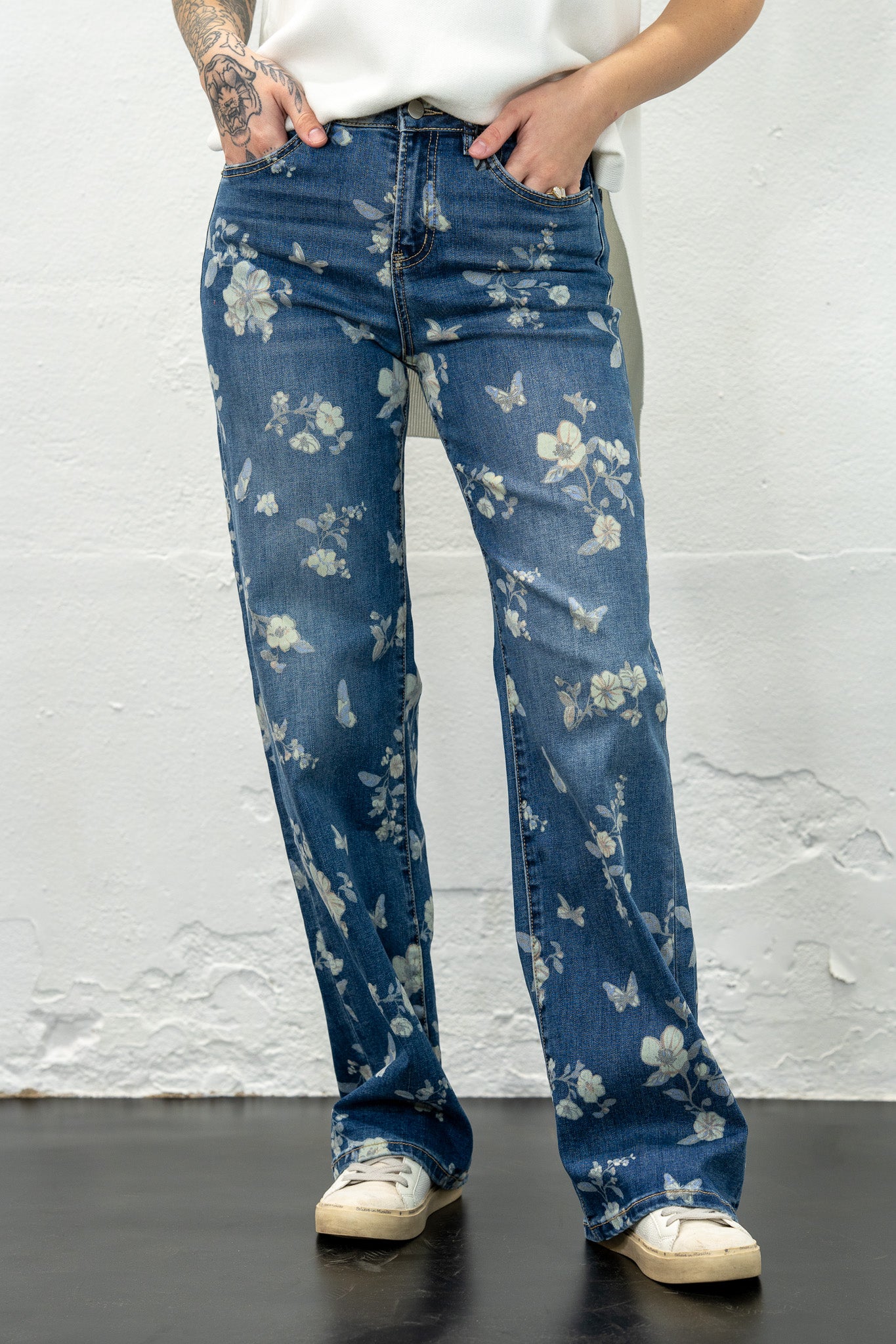 Elizabeth Floral Jeans