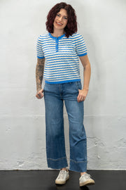 Sugar And Stripes Blue Top