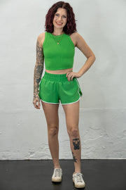 Power Pulse Green Active Shorts