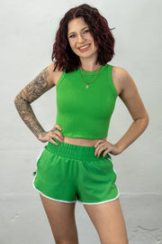 Fearless Flex Green Muscle Tank