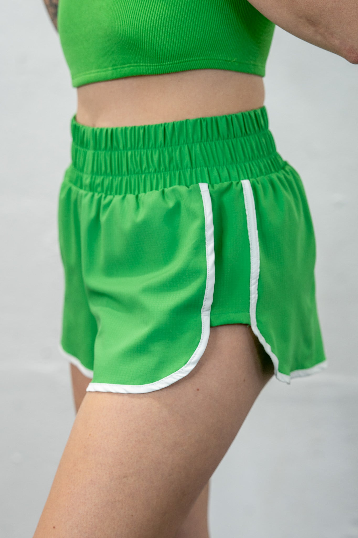 Power Pulse Green Active Shorts
