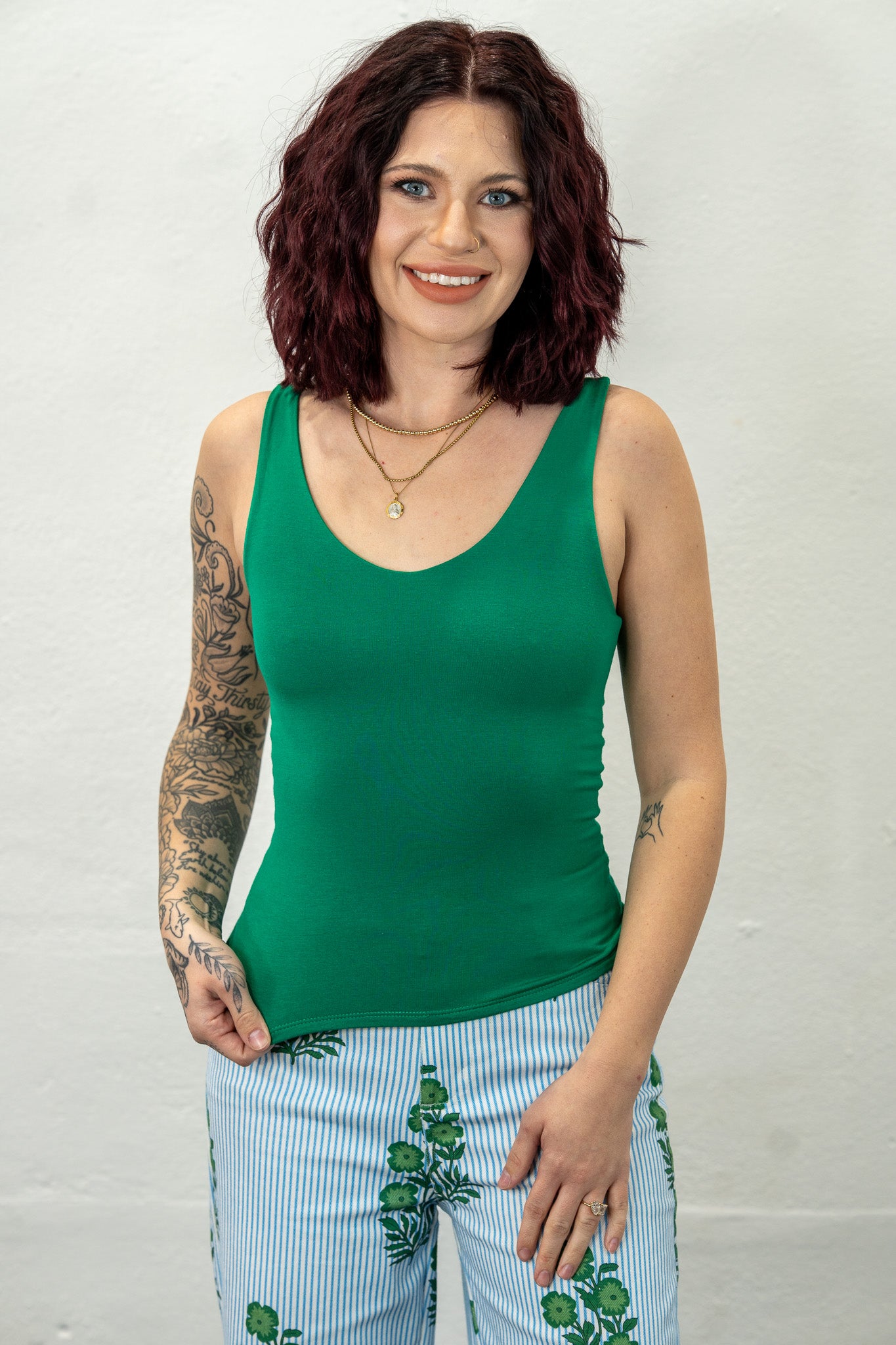 Perfect Layer Green Tank