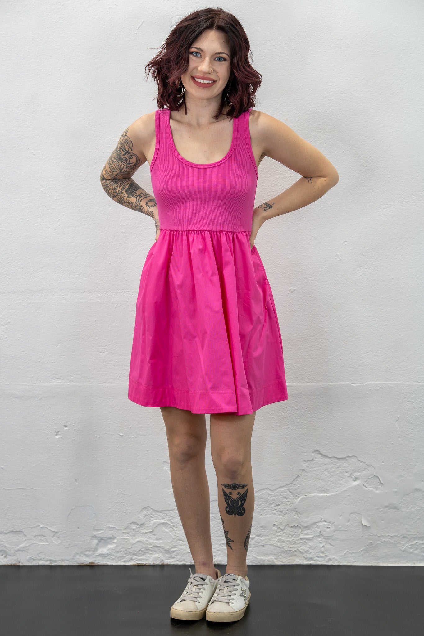 Slip Into Style Hot Pink Dress